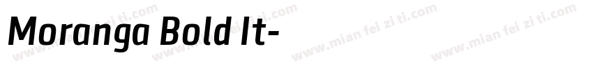 Moranga Bold It字体转换